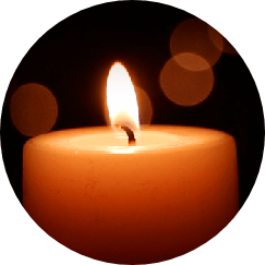 pastor george bogle A candle has been lit